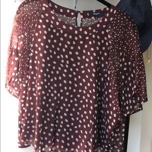 Madewell Ted Polka Dot Blouse - sz Sm